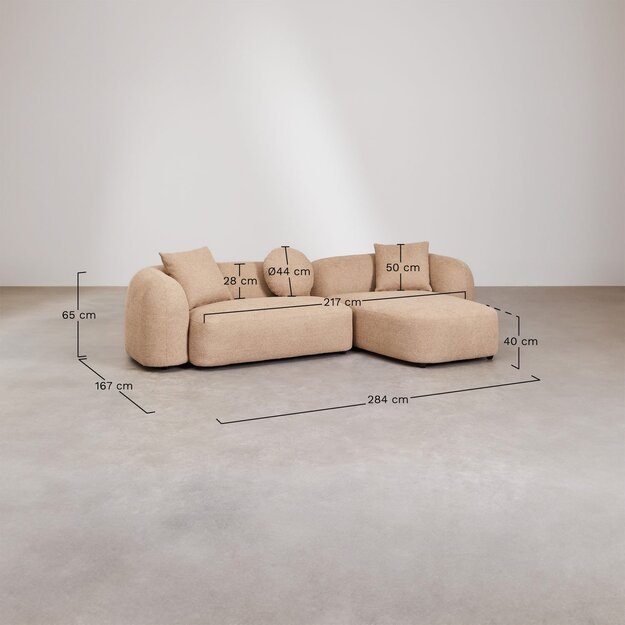 SOCO | kampinė sofa