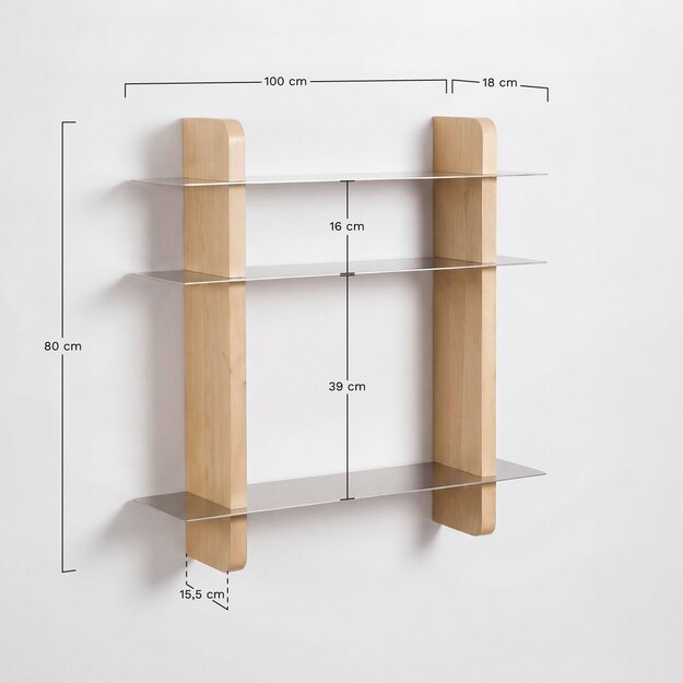 TEKKYO | sieninė lentyna 1