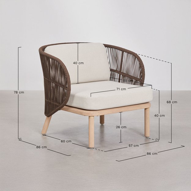 LIVIA | lauko baldų komplektas 1