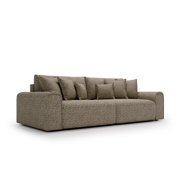 VENUS | Sofa-lova, 284 cm, pilkšvai smėlinė