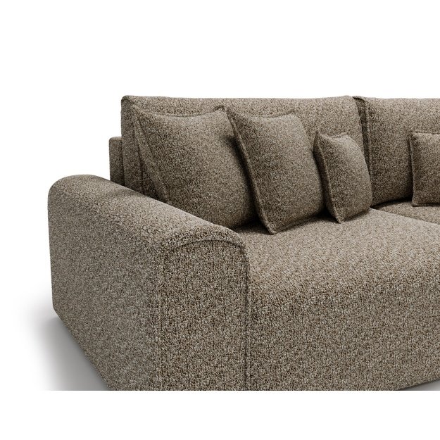 VENUS | Sofa-lova, 284 cm, pilkšvai smėlinė