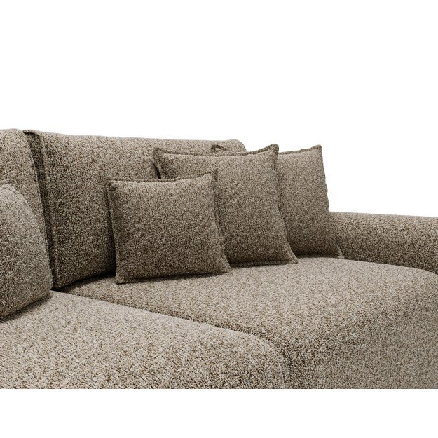 VENUS | Sofa-lova, 284 cm, pilkšvai smėlinė