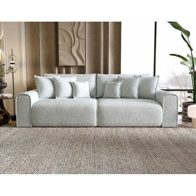VENUS | Sofa-lova, 284 cm, pilkšvai smėlinė