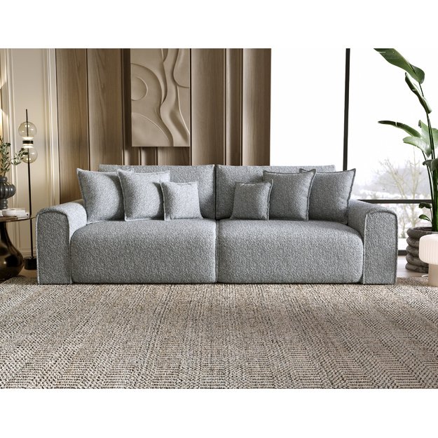VENUS | Sofa-lova, 284 cm, pilkšvai smėlinė