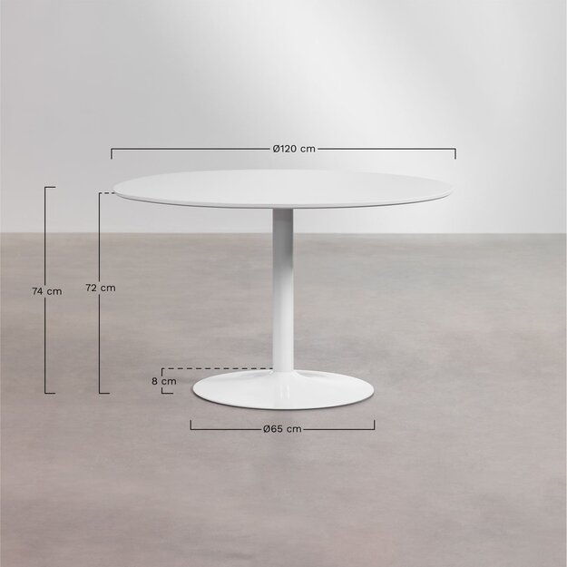 IVETA | valgomojo stalas (Ø120 cm) 5