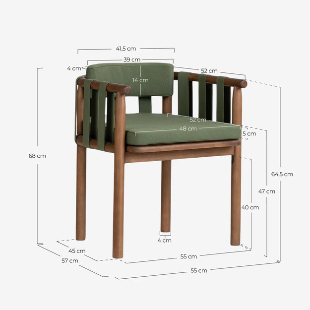 EDDEN | valgomojo kėdė 1