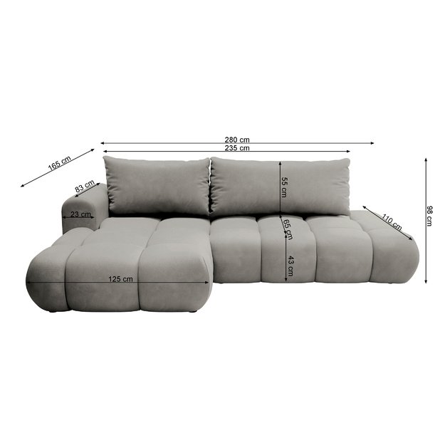 ALLA | kampinė sofa