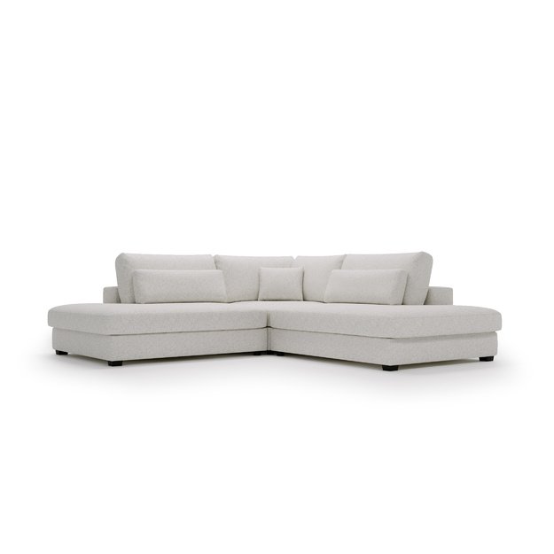 SVEN MIKRO | Kampinė sofa, 245x245 cm, balta
