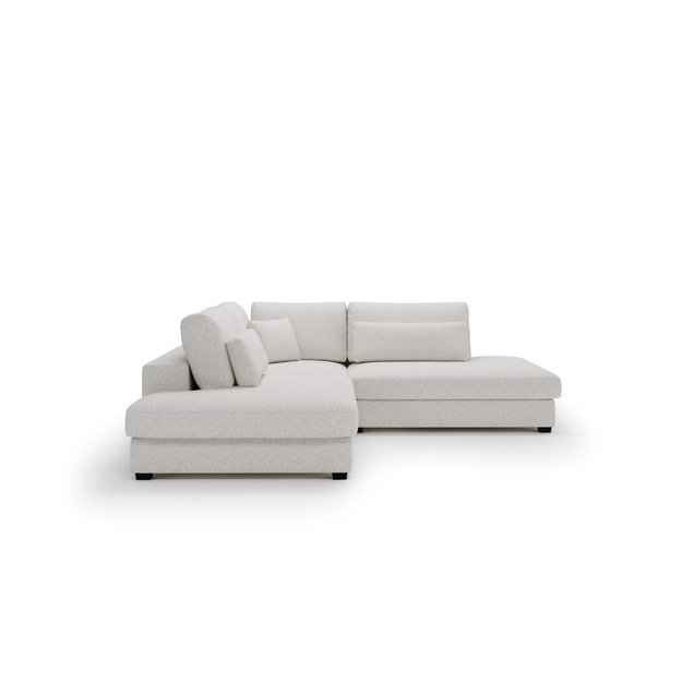 SVEN MIKRO | Kampinė sofa, 245x245 cm, balta