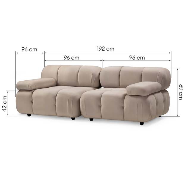 LINETTE | modulinė sofa (2 dalių) 2