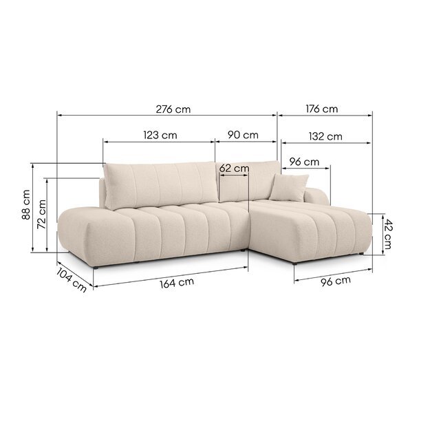 BELA | kampinė sofa