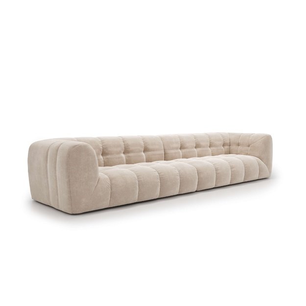 TRILLUM | Modulinė sofa, 406 cm, smėlio spalvos