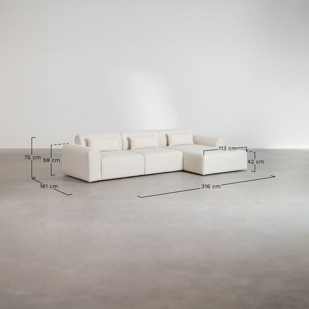 BERIJAN | kampinė sofa