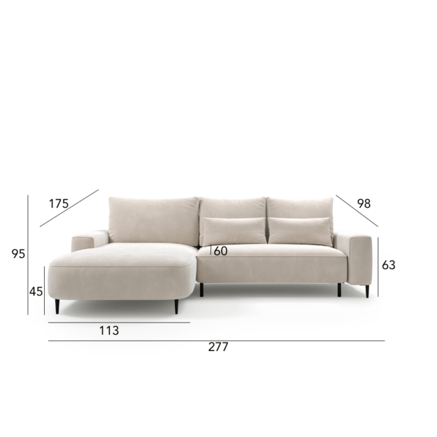 BEZZIA | kampinė sofa 1