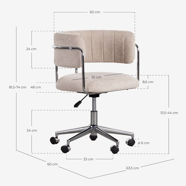 SAVERO | darbo kėdė 8