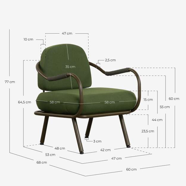 XANI | lauko baldų komplektas 4