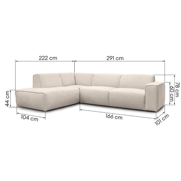 MESIMA | kampinė sofa