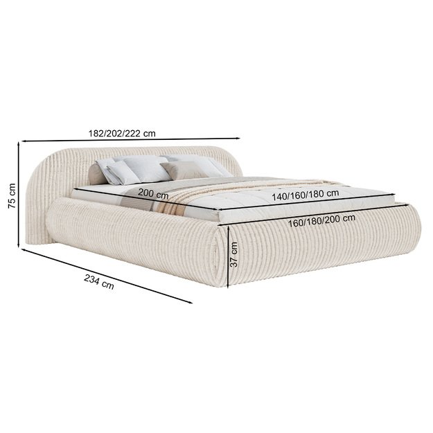 KUDLUS LOW | dvigulė lova 1