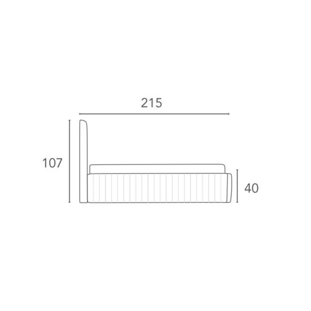 MUNA | minkšta lova, smėlio spalvos