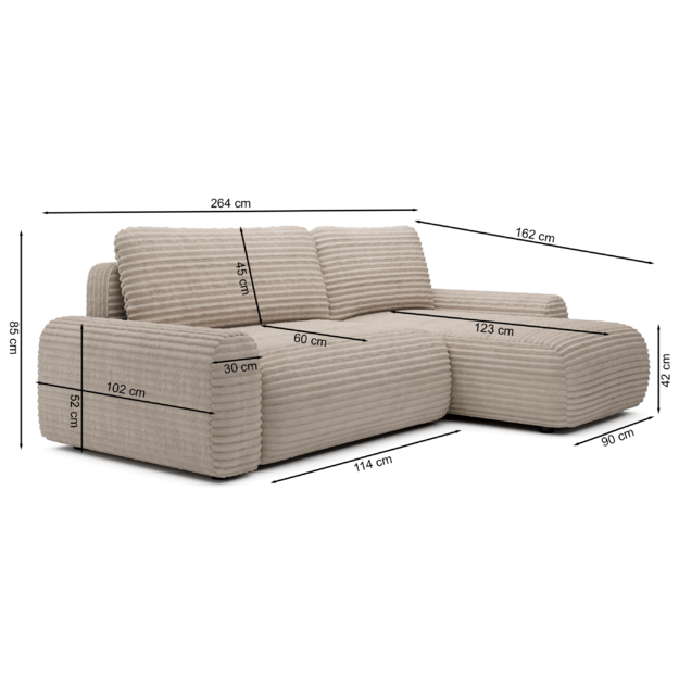 FERLA | kampinė sofa 3