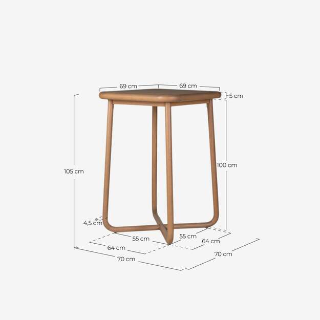 ALNI | lauko baldų komplektas  9