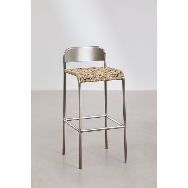 MARNIA | baro kėdė su rotangu, 75 cm