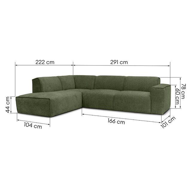 MESIMA | kampinė sofa